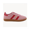 Shoe Parallel Trainer - Pink & Red Suede