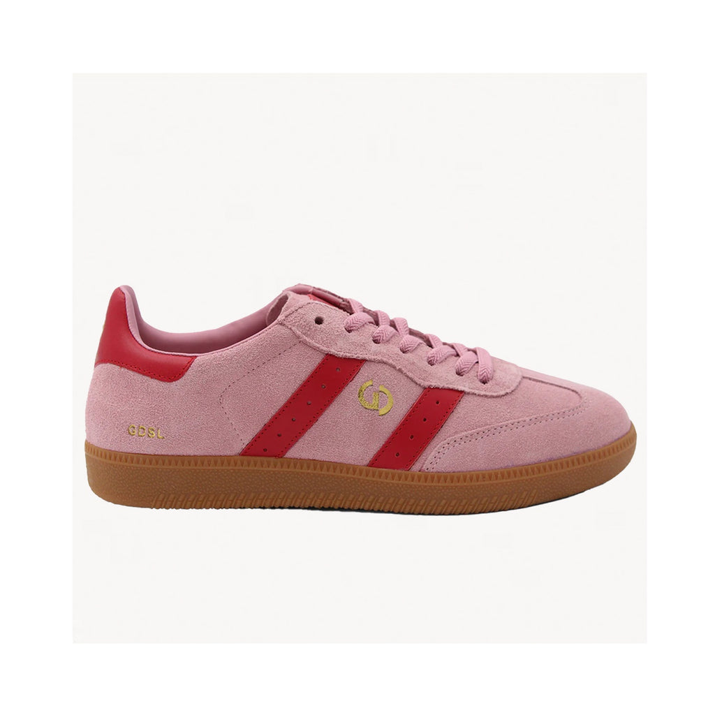 Shoe Parallel Trainer - Pink & Red Suede
