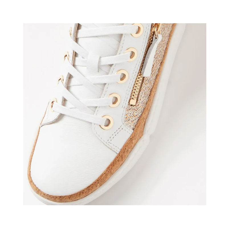 Shoe Torry - White & Champagne