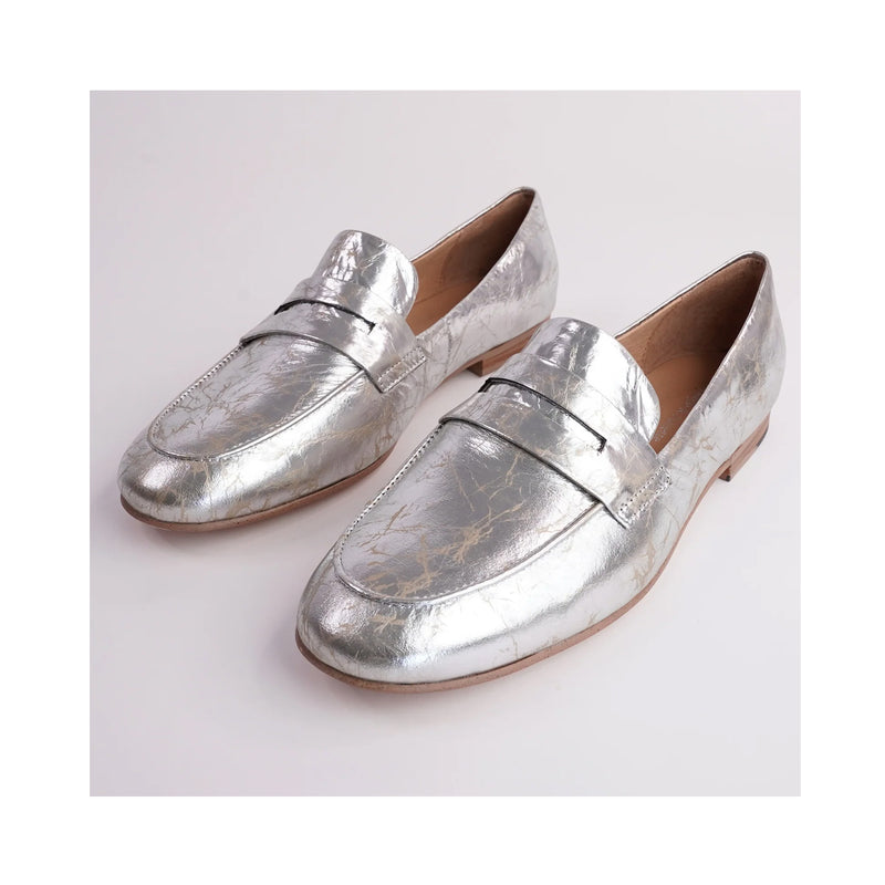 Shoe Ulani - Silver & Nude