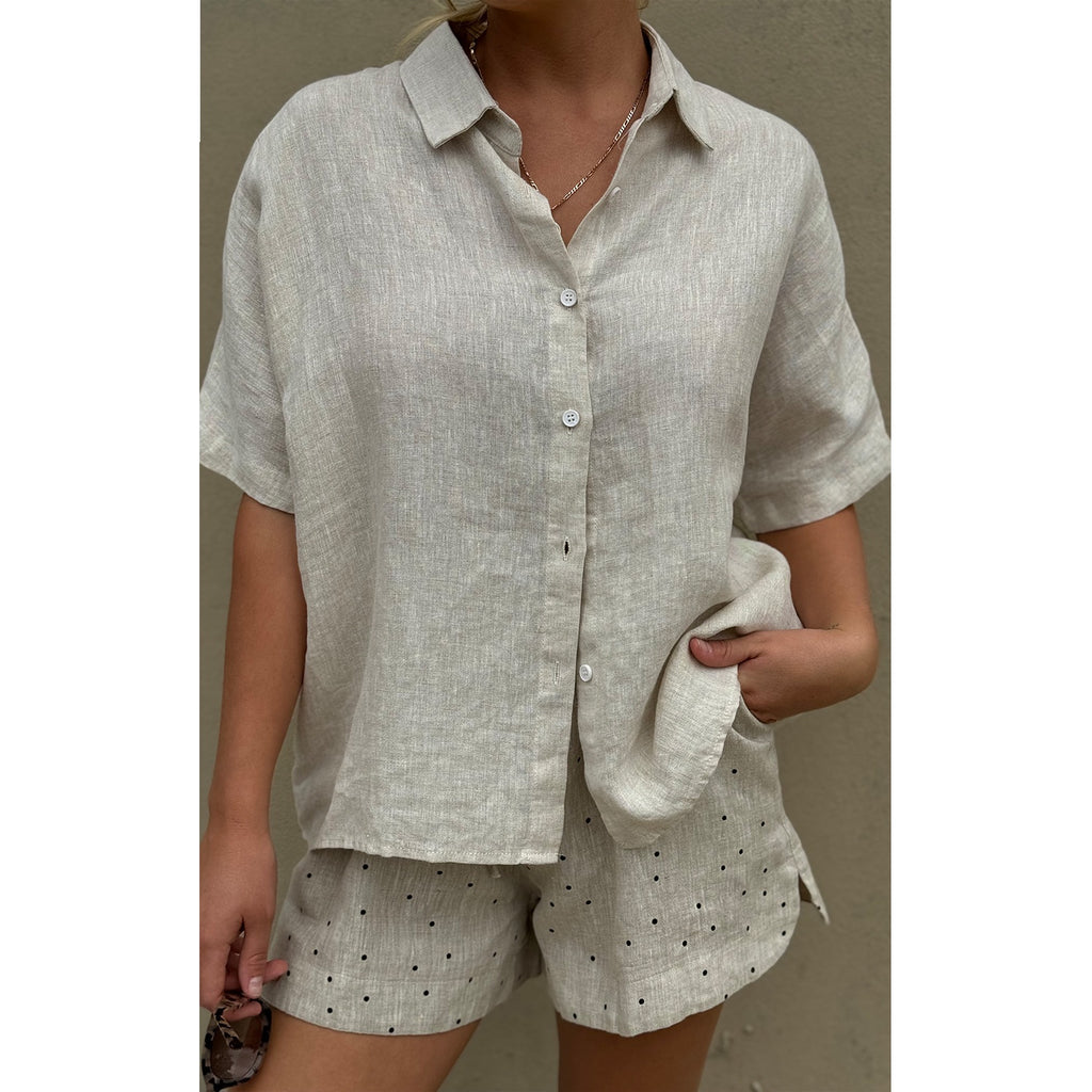 Top Bronte Shirt - Natural