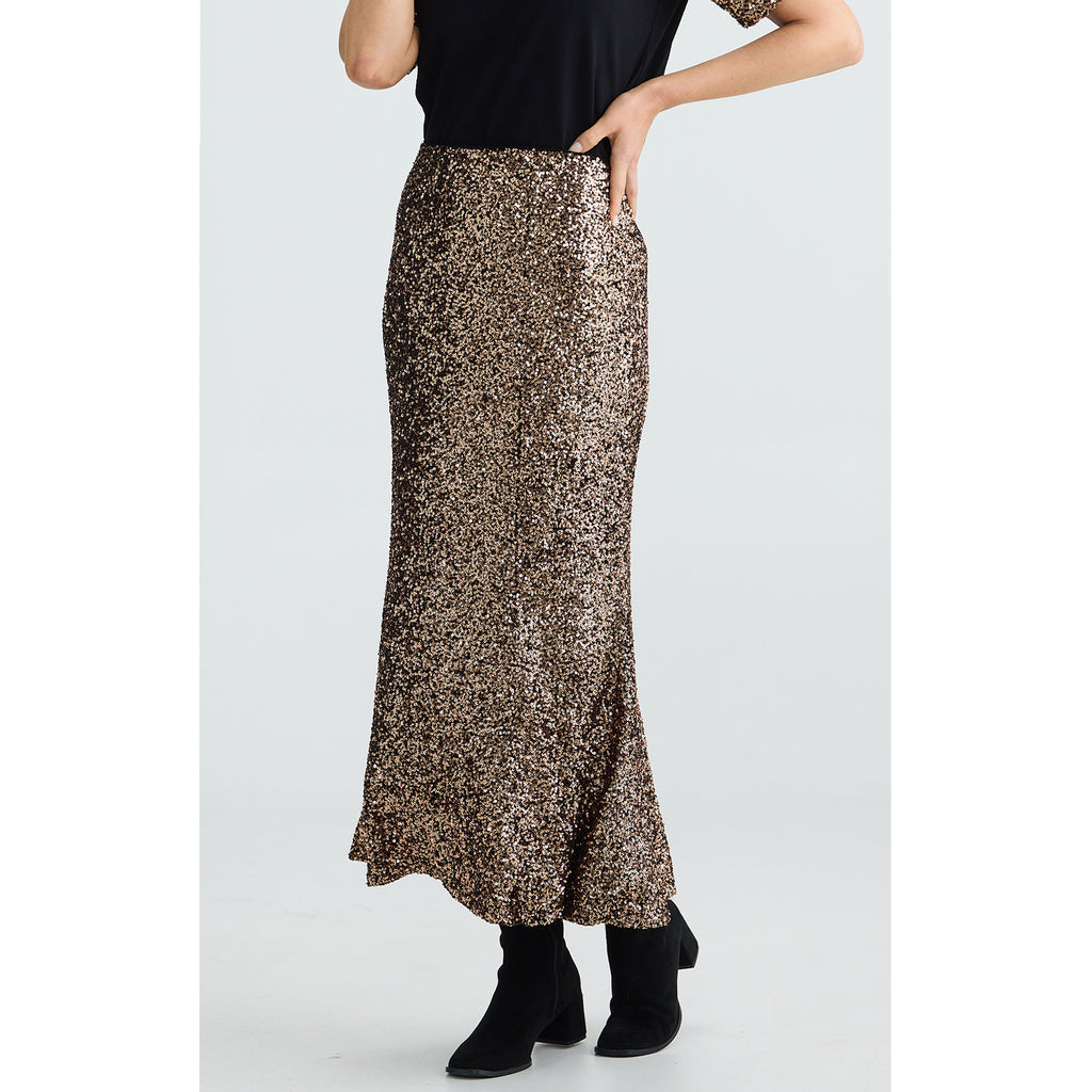 Skirt Ritz - Bronze Sequin