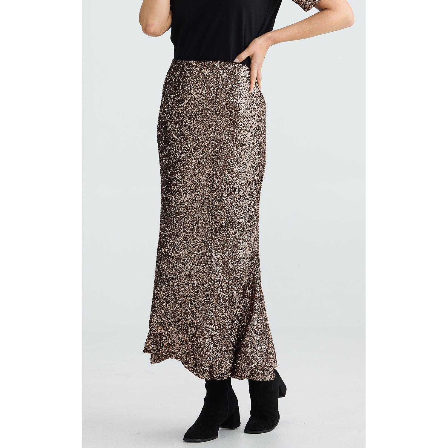 Skirt Ritz - Bronze Sequin