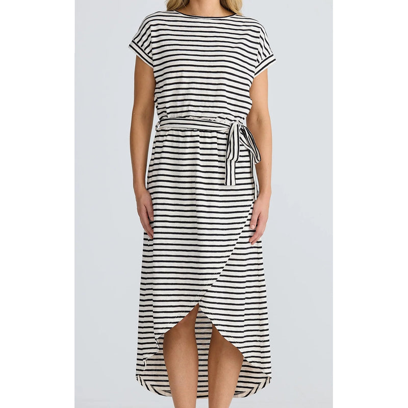 Dress Skyline Black Stripe