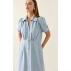 Dress Sofie Denim Maxi - Sky