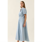 Dress Sofie Denim Maxi - Sky