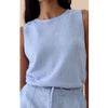 Top Spring Tank - Soft Blue