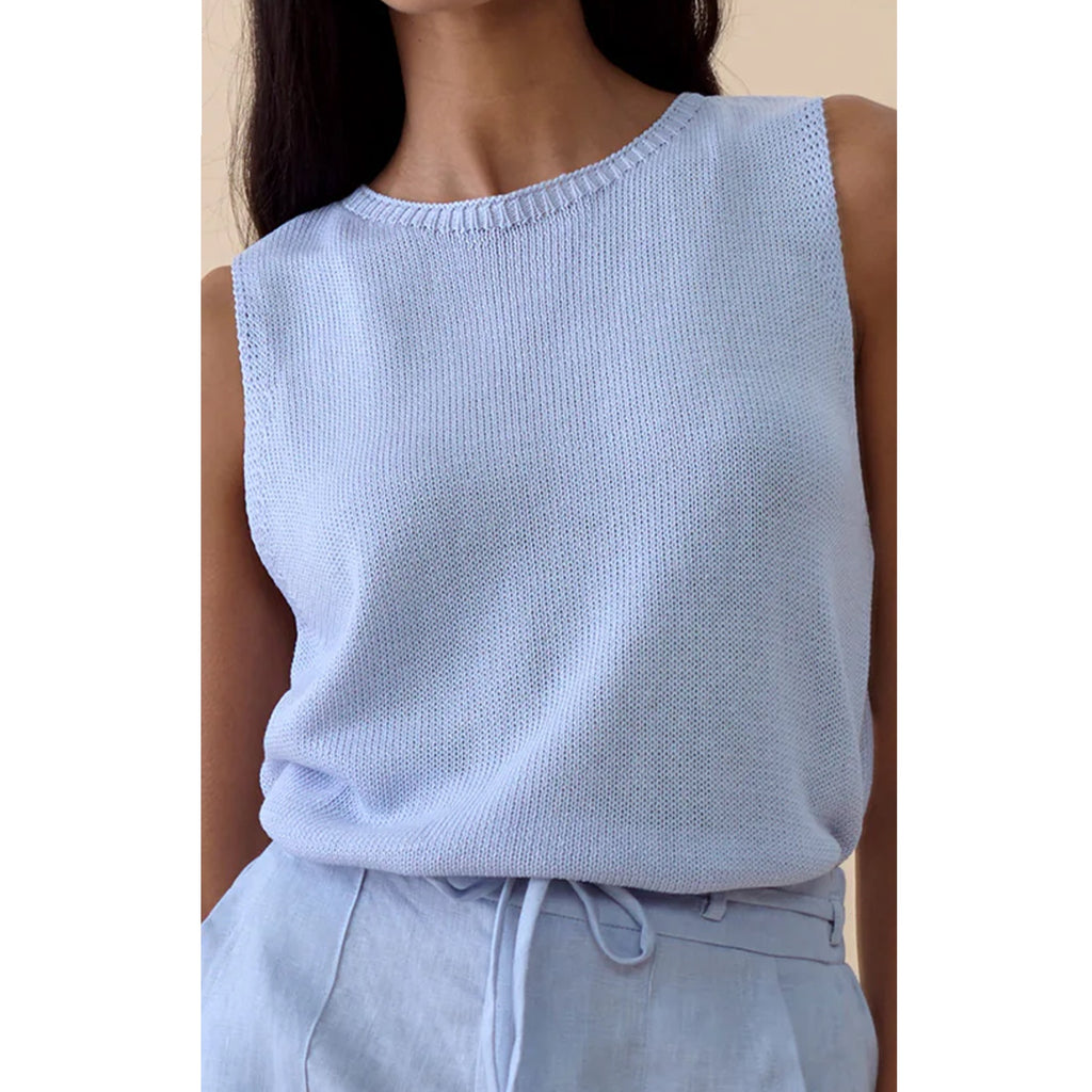 Top Spring Tank - Soft Blue