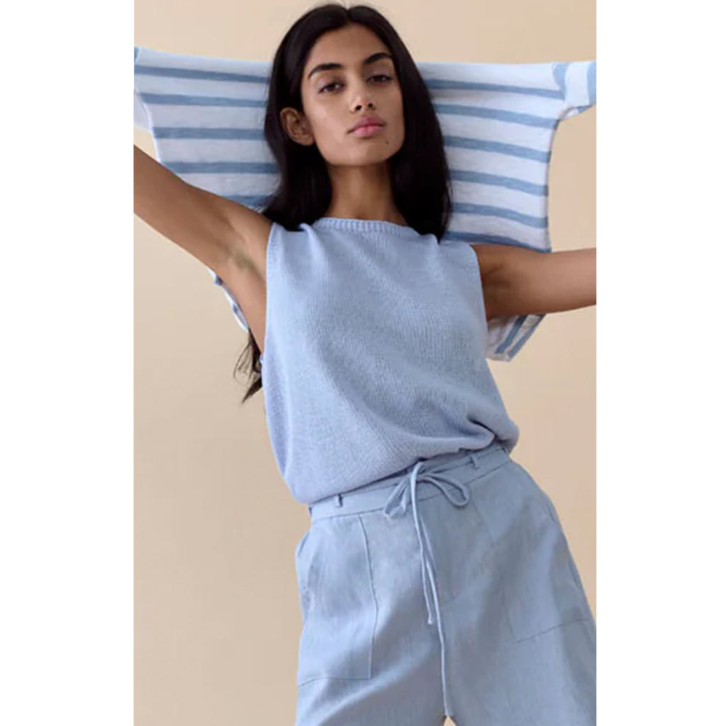 Top Spring Tank - Soft Blue