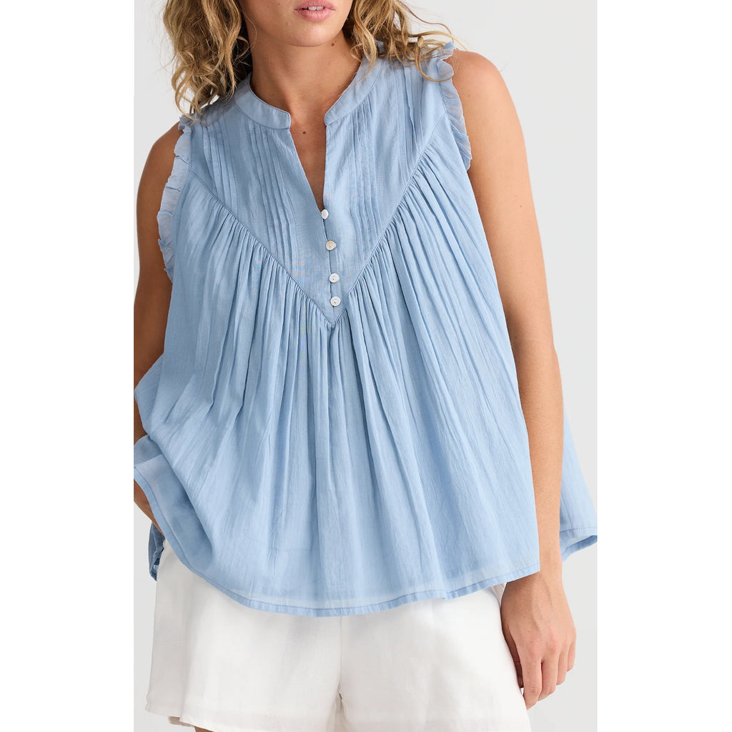 Top Sprite Sleeveless - Chambray