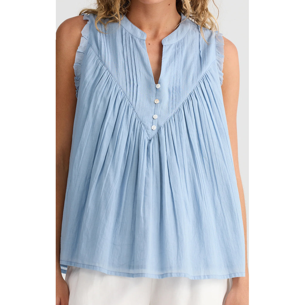 Top Sprite Sleeveless - Chambray