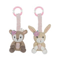 Stroller Toy Two Pack - Fawn & Bunny