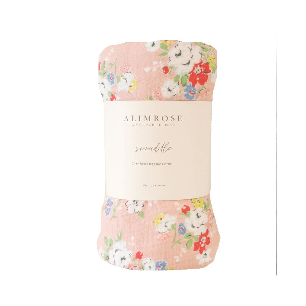 Swaddle Muslin Vintage Rose
