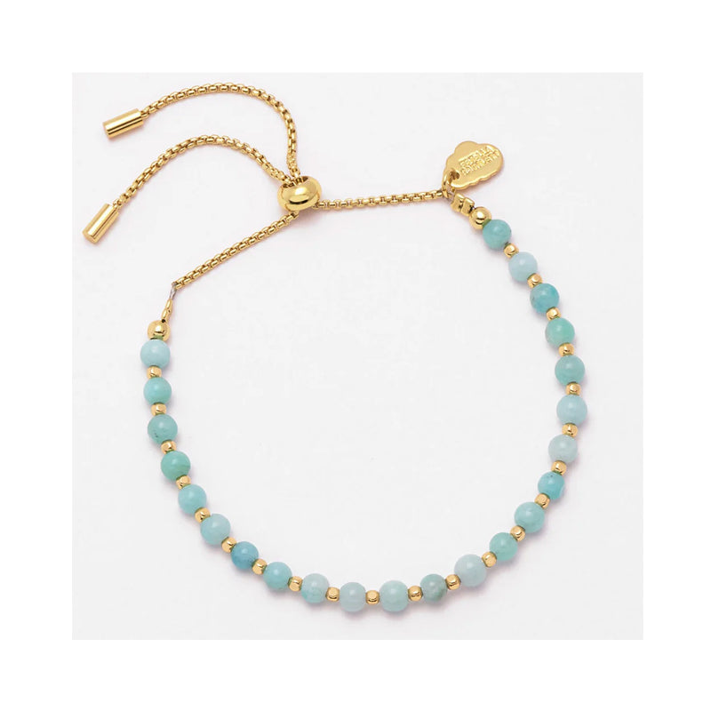 Bracelet Amelia Amazonite Gold plated