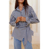 Top Taulah Stripe Shirt - Black