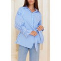 Top Taulah Stripe Shirt - Blue