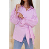 Top Taulah Stripe Shirt - Pink