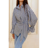 Top Taulah Stripe Shirt - Black