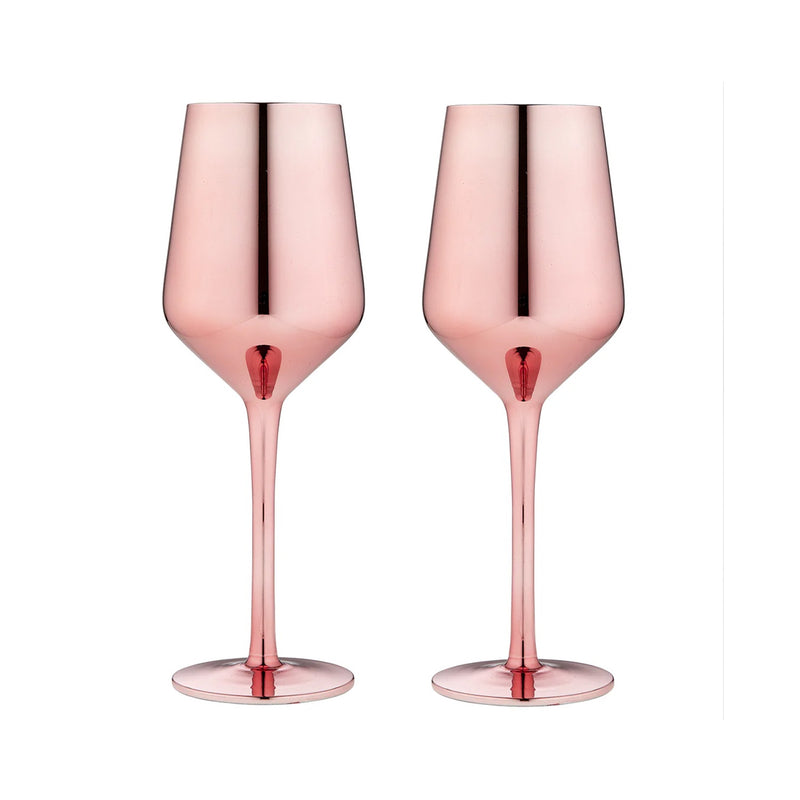 Wine Glass 2pk Aurora - Rose