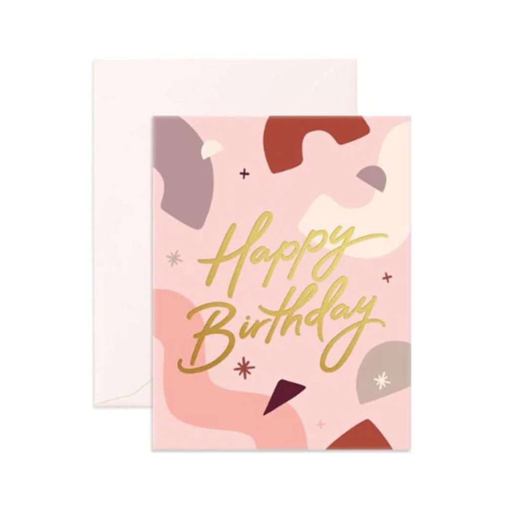 Card Happy Birthday Abstract