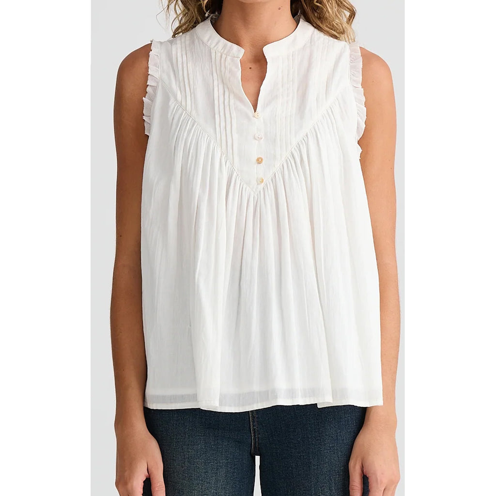 Top Sprite Sleeveless - White