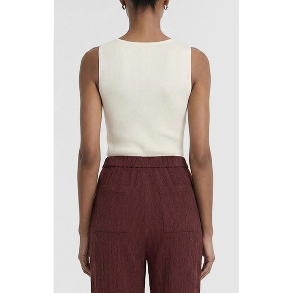 Tank Top Loam Square Neck