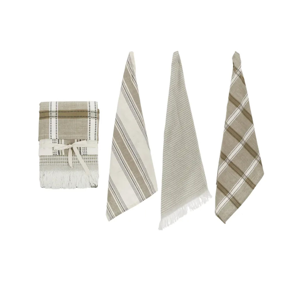 Tea Towel Set 3 Maye - Olive