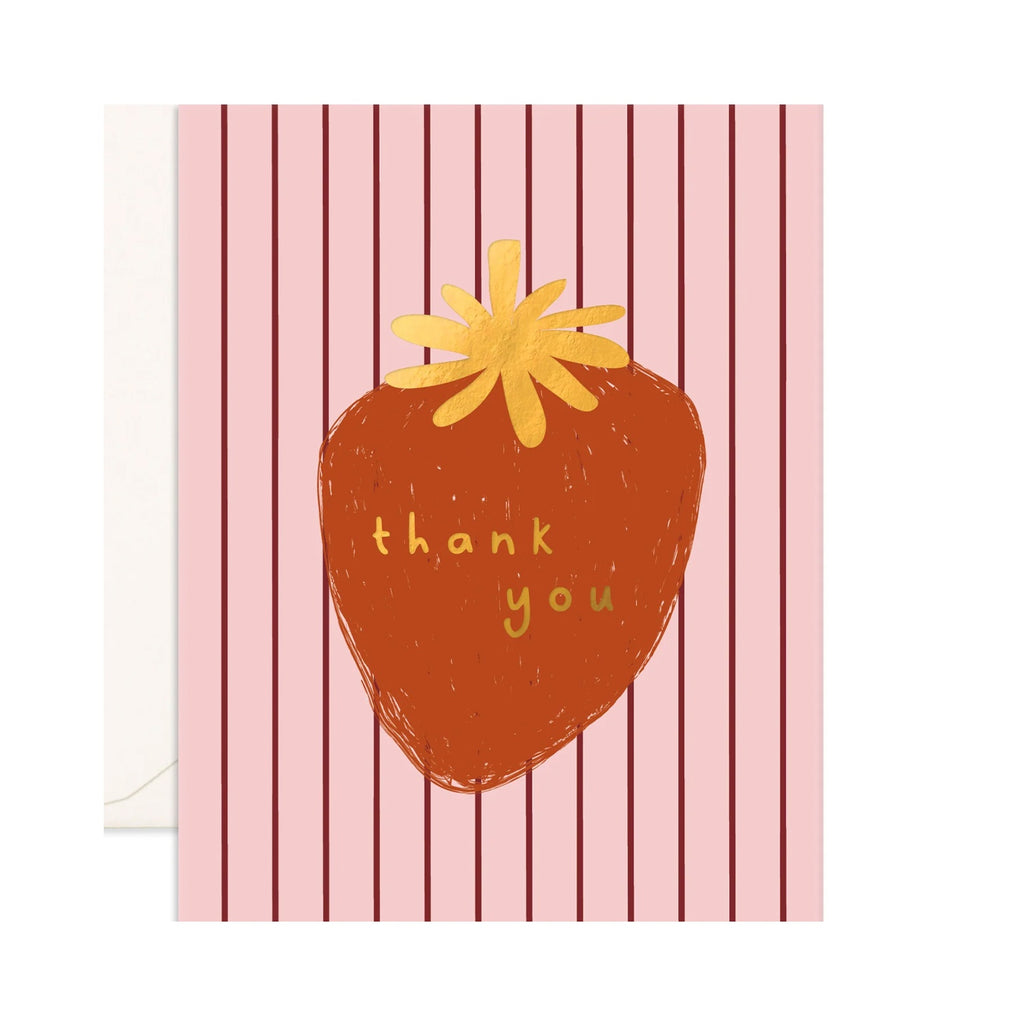 Card Thank You Strawberry