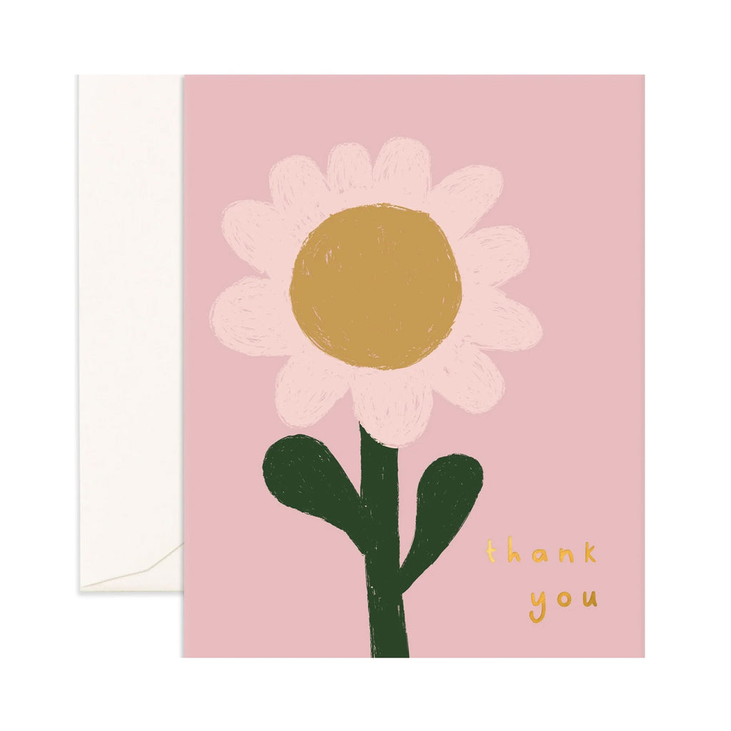 Card Thank You Sunflower