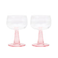 Wine Glasses Set 2 'The Romy' - Blush