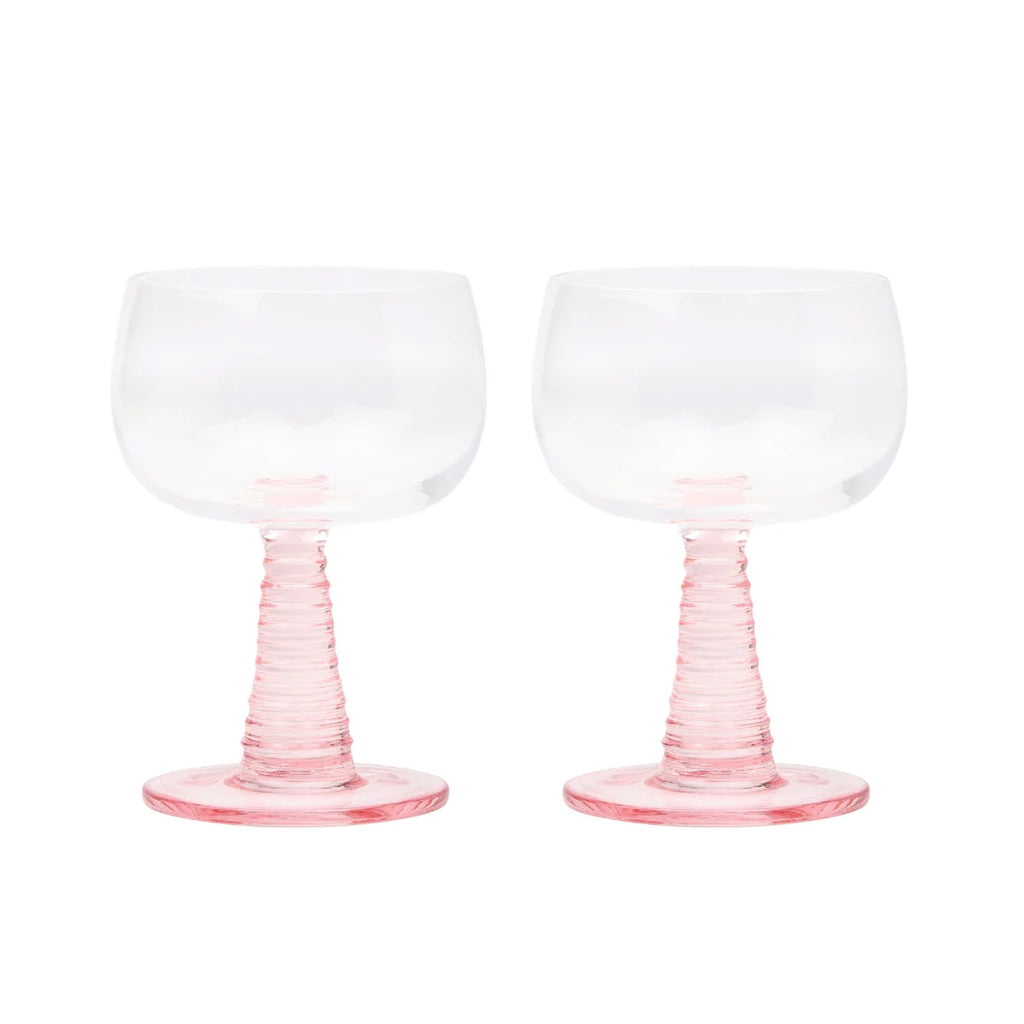 Wine Glasses Set 2 'The Romy' - Blush