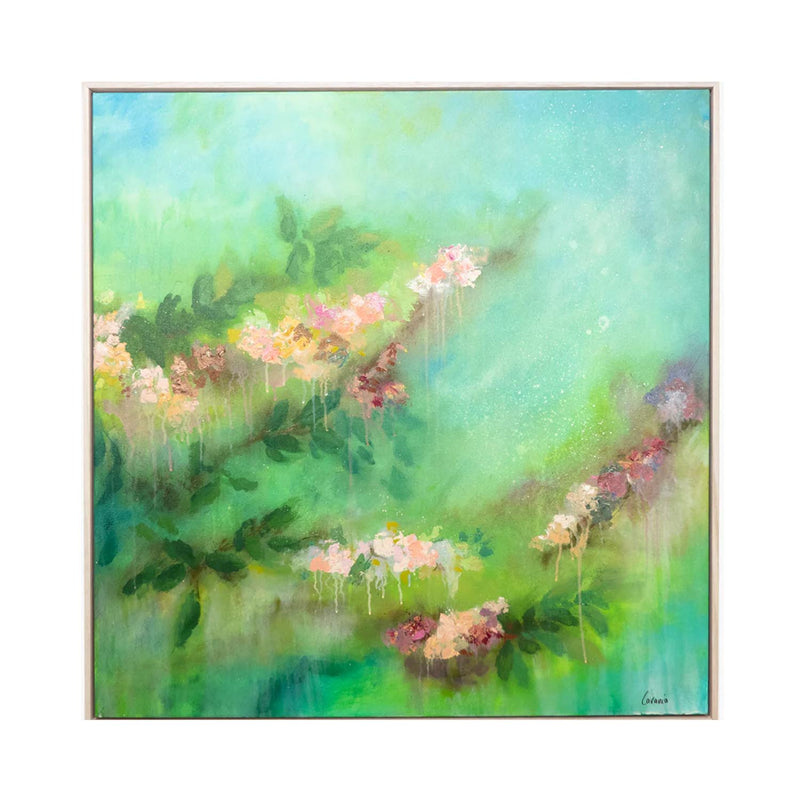 Art - Through the Frosted Window -Roselie