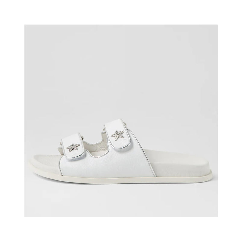 Shoe Toloo - White & Silver