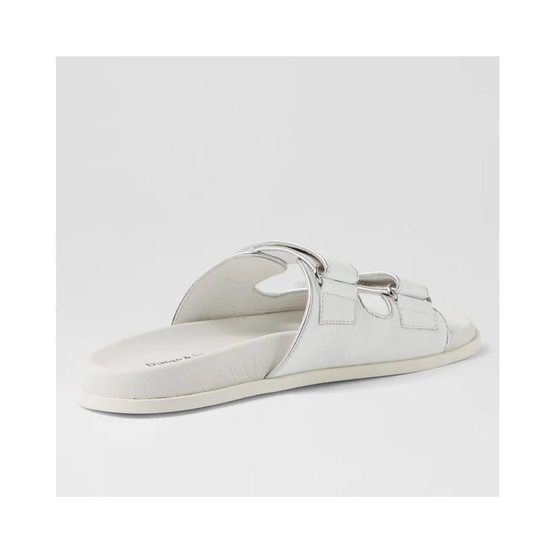 Shoe Toloo - White & Silver
