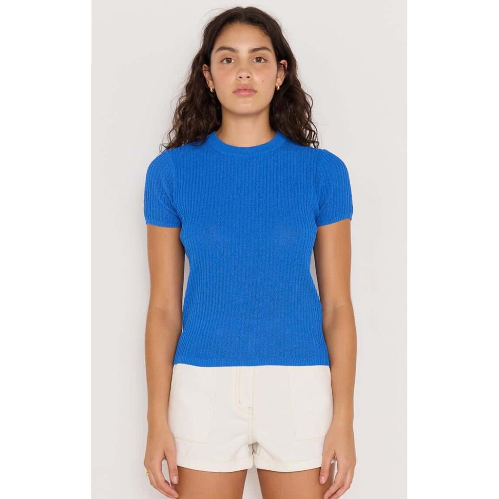 Top Apollo Rib Knit Tee