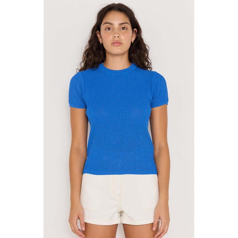 Top Apollo Rib Knit Tee