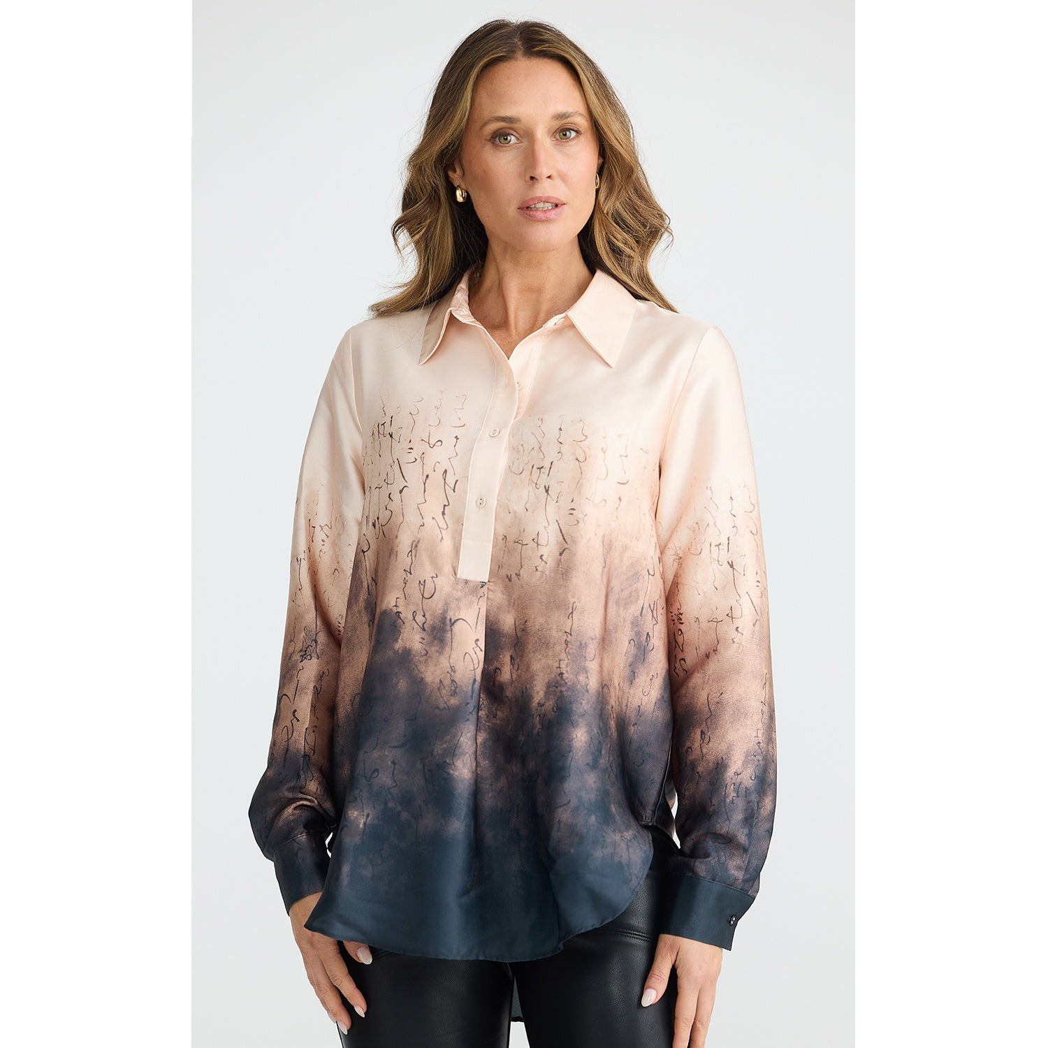 Top Astrid Shirt - Calligraphy