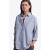 Top Betty Stripe Shirt - Blue & Brown