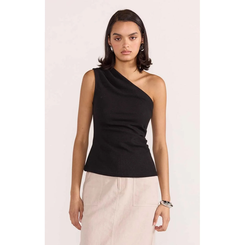 Top Dylan One Shoulder - Black