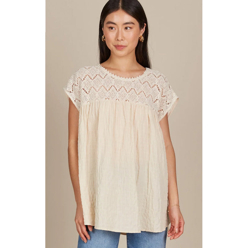 Top Fleur Relaxed ONE SIZE - Canvas