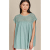 Top Fleur Relaxed ONE SIZE - Seafoam