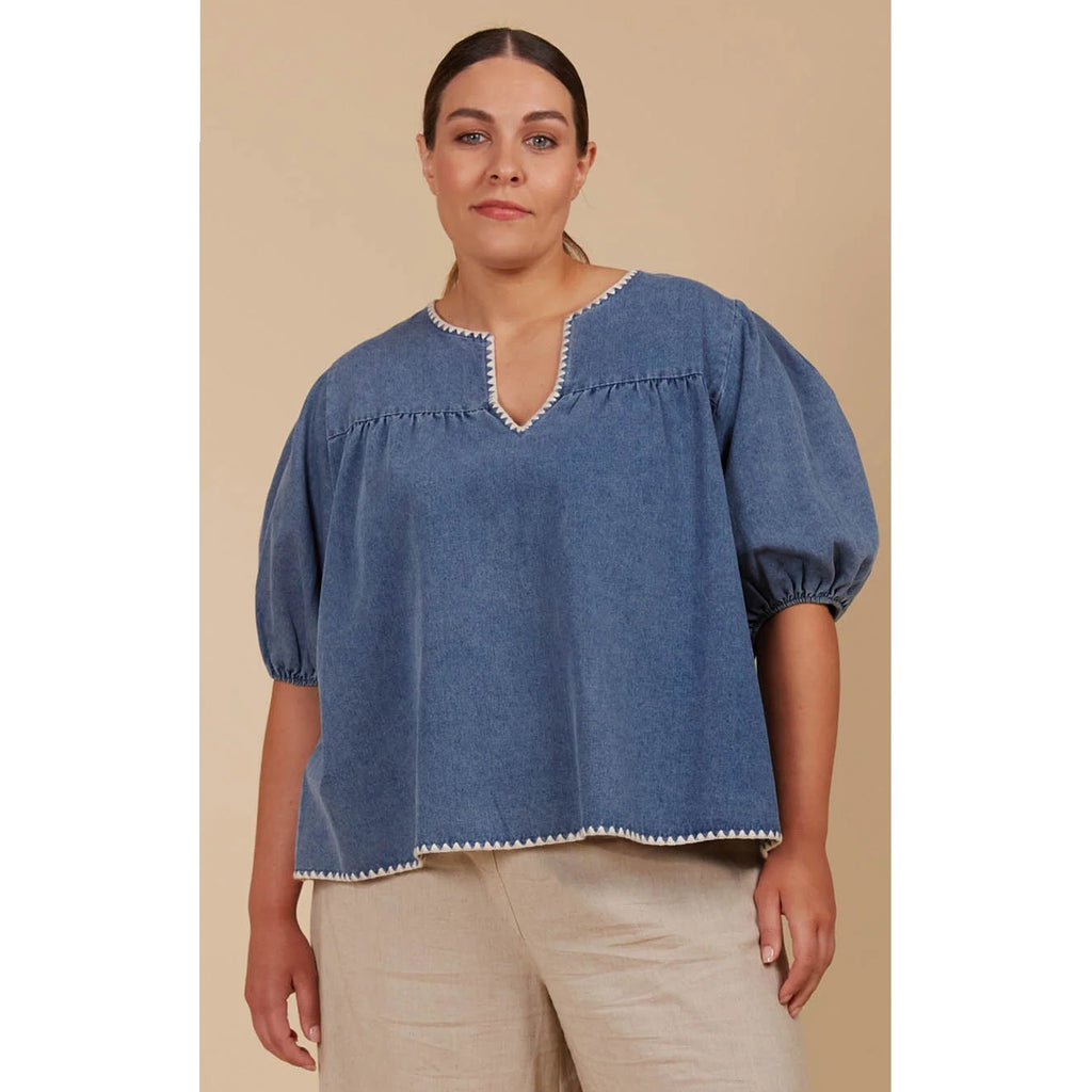 Top Freya - Denim