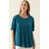 Top Ingrid Pleat - Baltic