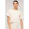 Top Lyric Boxy Crop Tee