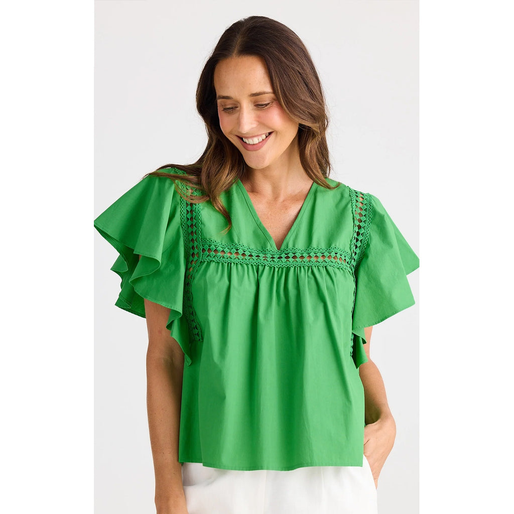 Top Marcia Blouse - Jade