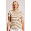 Top Margherita Stripe Tshirt - Camel