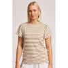 Top Margherita Stripe Tshirt - Camel