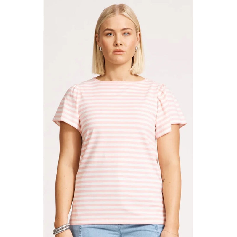 Top Margherita Stripe Tshirt - Cameo
