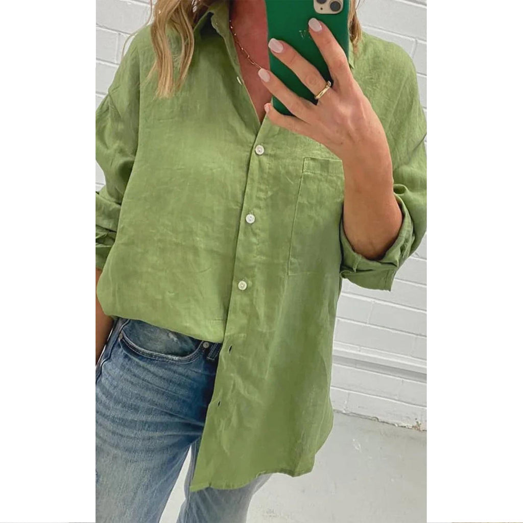 Top Millie Shirt - Apple Green