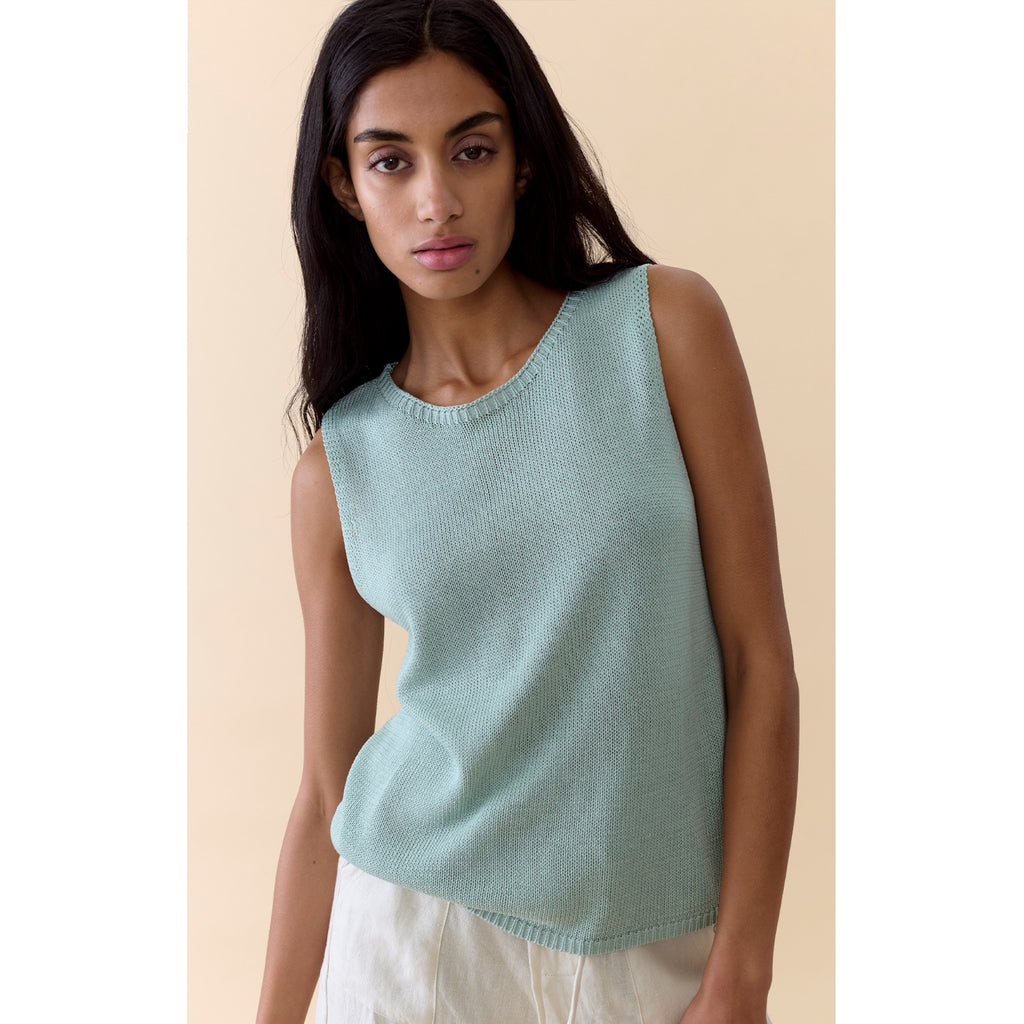 Top Spring Tank - Duck Egg